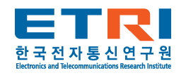 ETRI 한국전자통신연구원